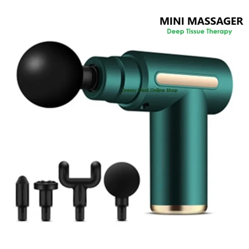 portable mini massager deep tissue Therapy Rechargeable Mini Gun Massager Body massage, Electric Vibration Body muscle massager Fascial Gun & Recovery device for male and female